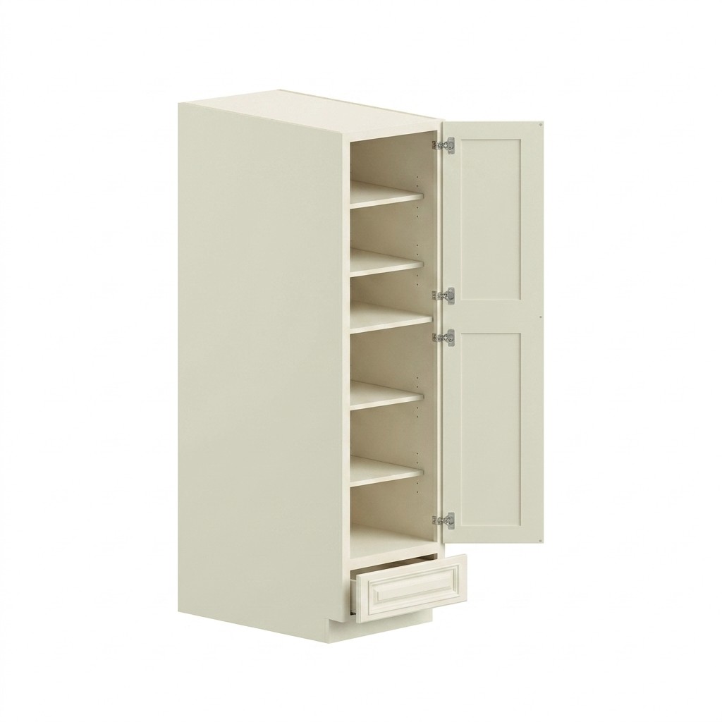 Pantry Cabinet - Milk White